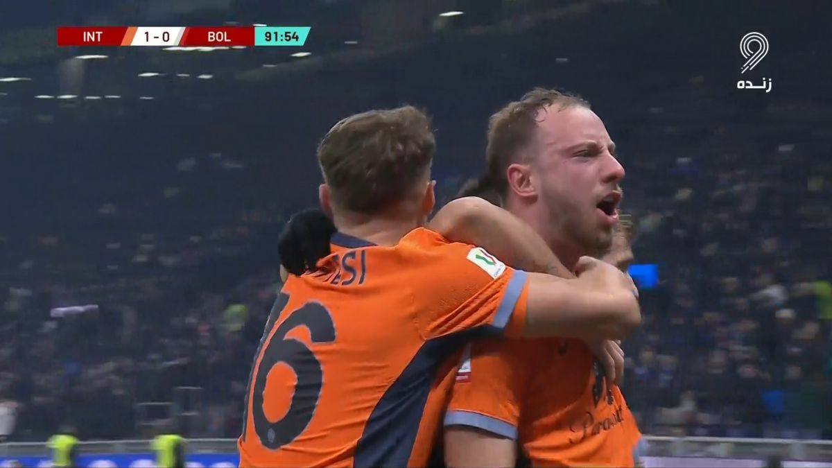 گل اول اینتر به بولونیا (آگوستو)