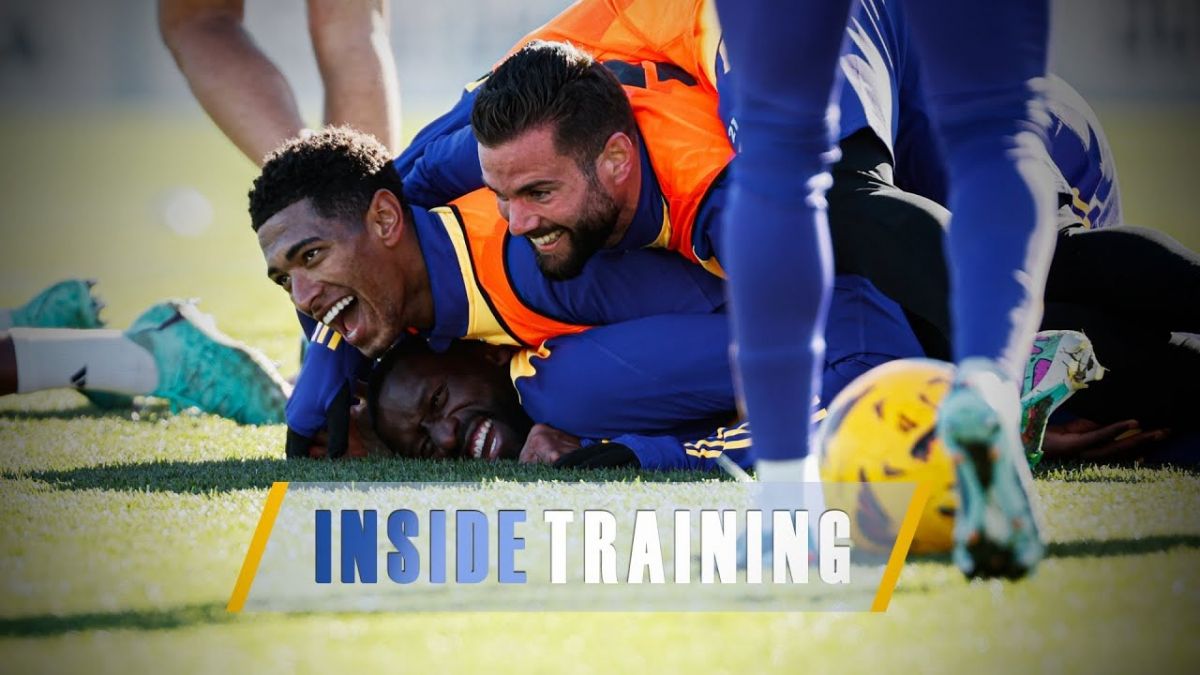 تمرین رئال مادرید قبل از آخرین دیدار در سال 2023