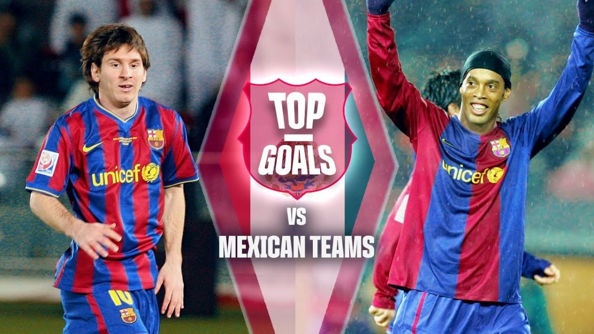 گلهای برتر بارسلونا مقابل تیم های مکزیکی
