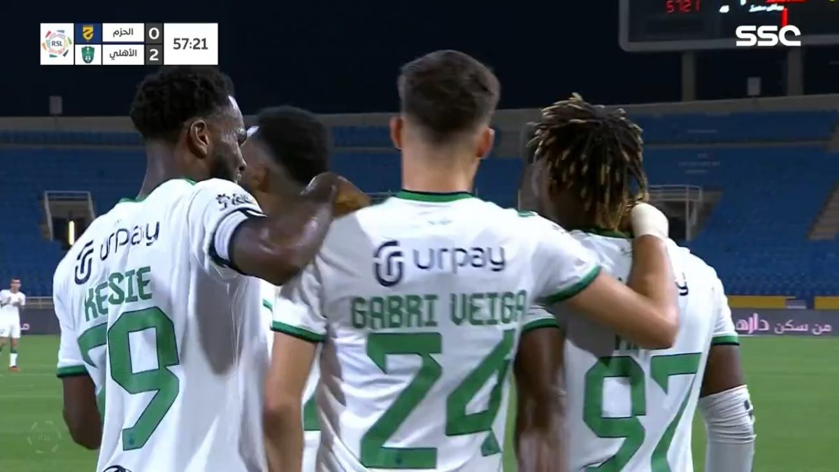 گل دوم الاهلی عربستان به الحزم (ویگا)