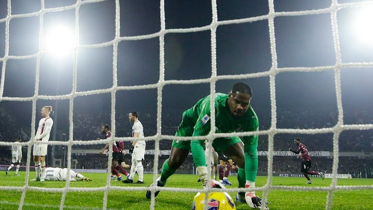 گل دوم سالرنیتانا به میلان (کاندروا)