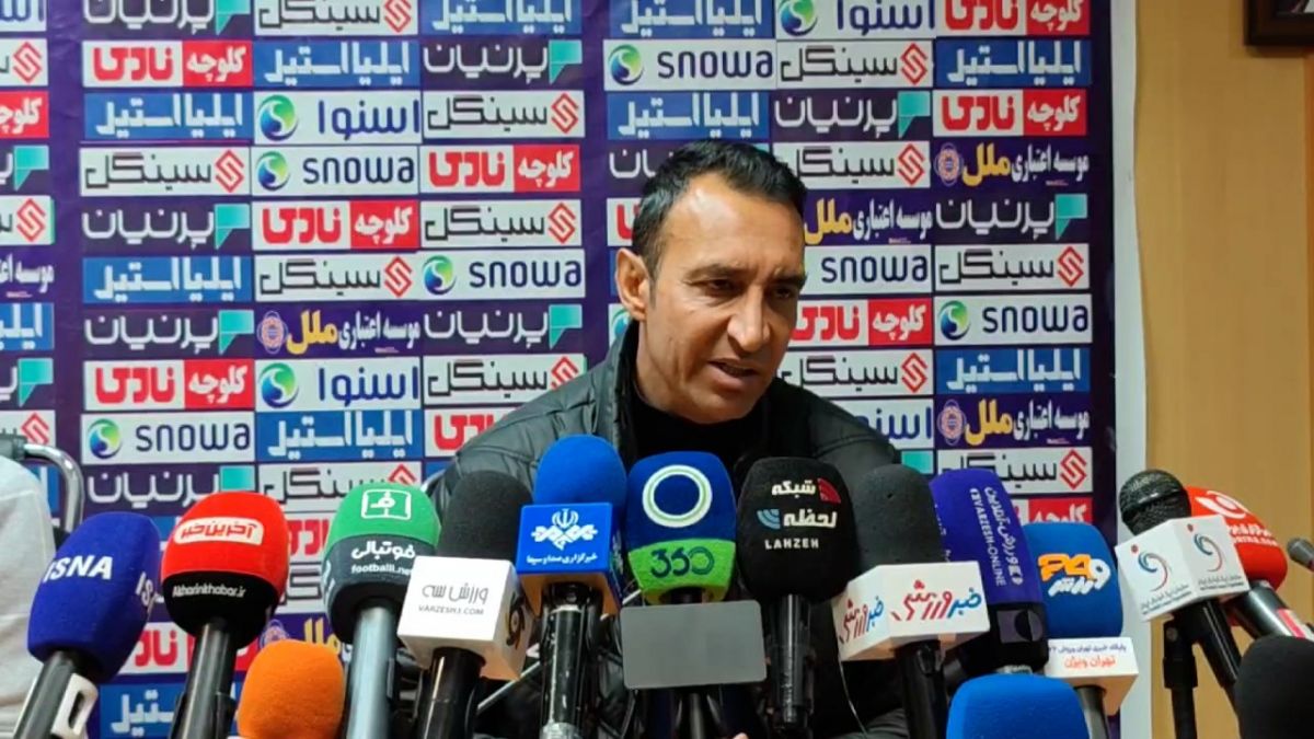 اختصاصی/ صحبت‌های رضا عنایتی سرمربی پیکان در نشست خبری پیش از دیدار با فولاد