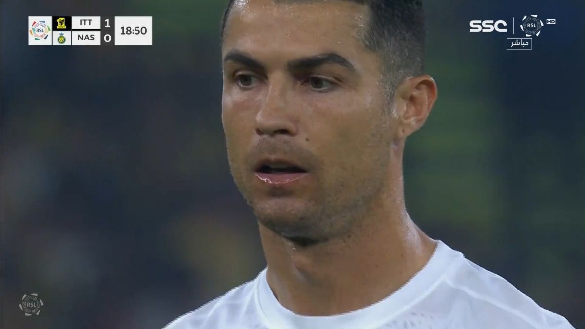 گل اول النصر به الاتحاد (رونالدو)