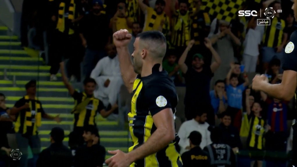 گل دوم الاتحاد به النصر (دبل عبدالرزاق حمدالله)