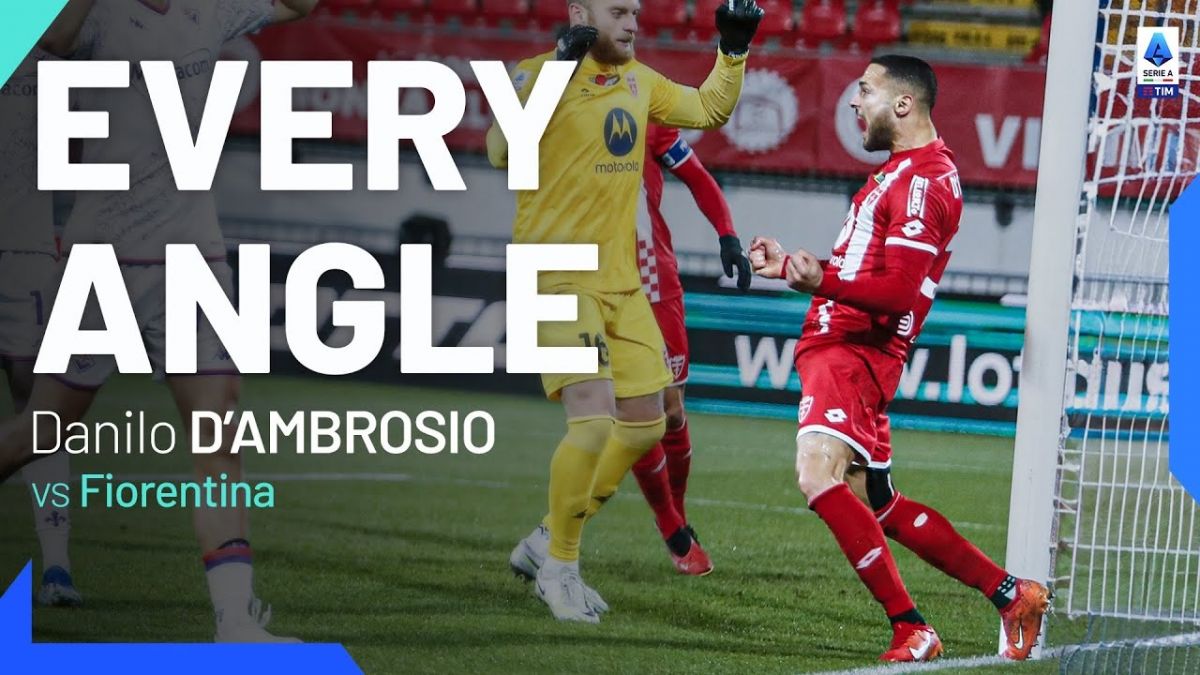 دفع بی نظیر توپ از روی خط توسط دی آمبروزیو از تمام زوایا