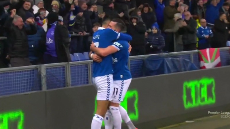 گل اول اورتون به منچسترسیتی (هریسون)