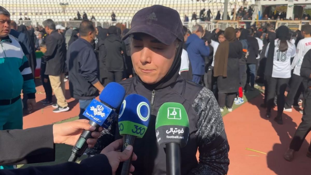 اختصاصی/ صحبت های مریم ایراندوست سرمربی شهرداری سیرجان در مراسم تشییع پیکر زنده‌یاد ملیکا محمدی