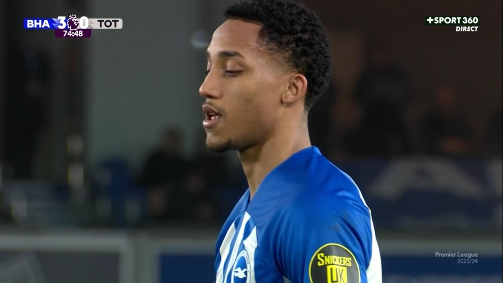 گل چهارم برایتون به تاتنهام (دبل پدرو)