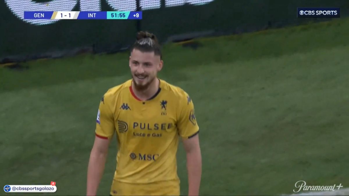 گل اول جنوا به اینتر (رادو دراگوشین)