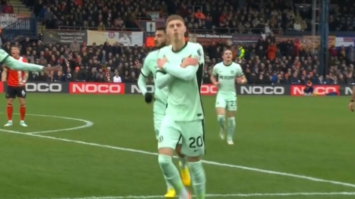 گل اول چلسی به لوتون (پالمر)