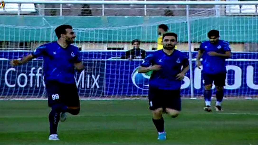 گل اول ملوان به آلومینیوم اراک (رضا جعفری)