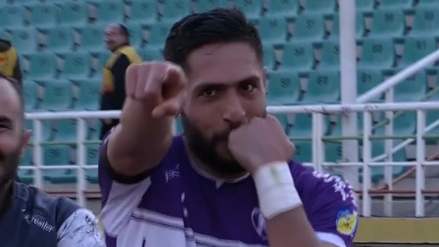 گل دوم هوادار به استقلال خوزستان (صائب محبی)