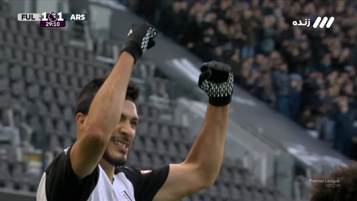 گل اول فولام به آرسنال (رائول خیمنز)