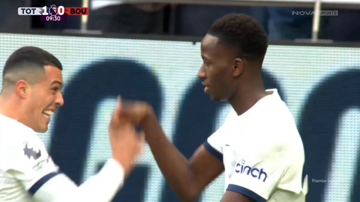 گل اول تاتنهام به بورنموث (سار)