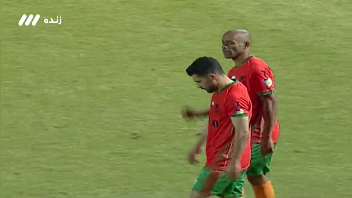 گل اول مس رفسنجان به پرسپولیس (لوسیانو پریرا - پنالتی)