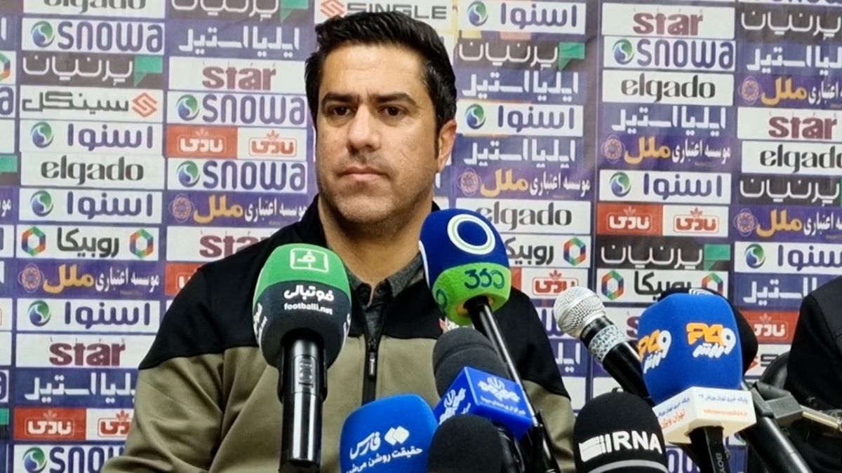 اختصاصی/ صحبت های کریمیان مربی شمس آذر در نشست خبری بعد از بازی با سپاهان