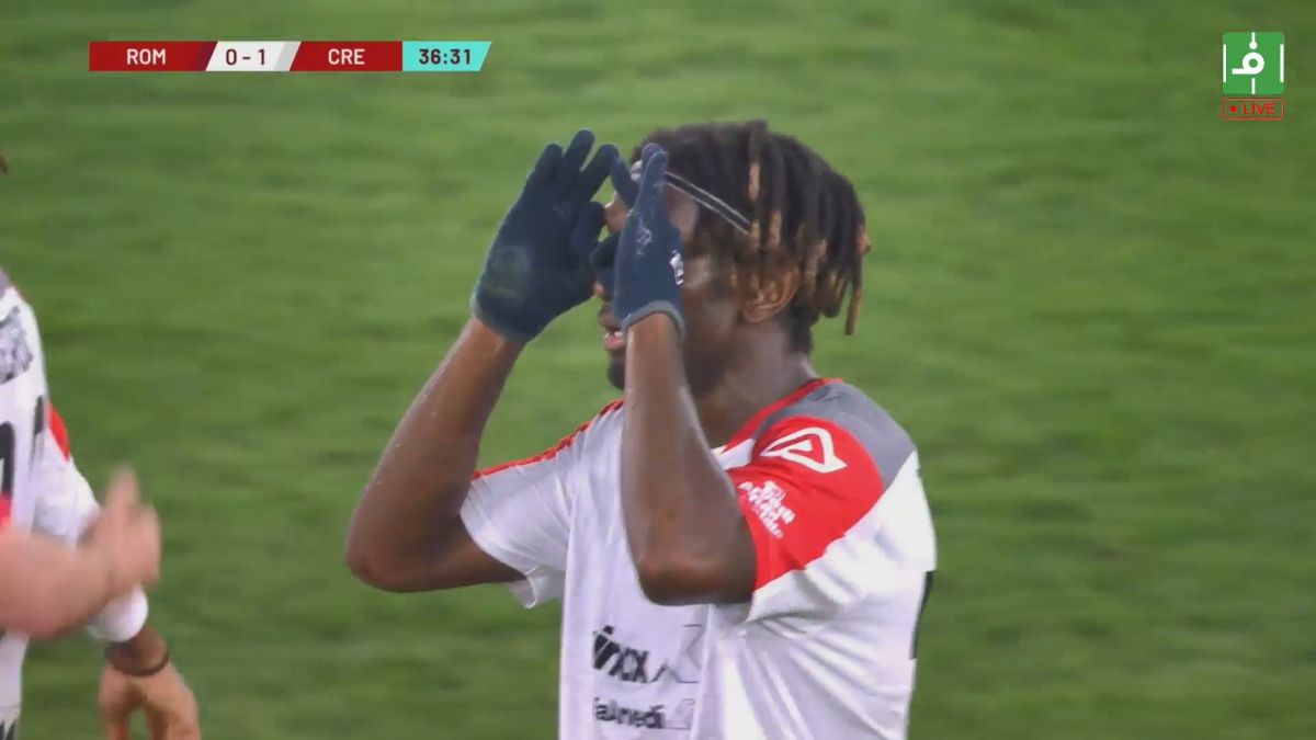 گل اول کرمونزه به رم (فرانک ساجوت)