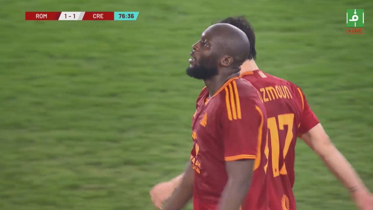 گل اول رم به کرومونزه (لوکاکو با پاس گل سردار آزمون)