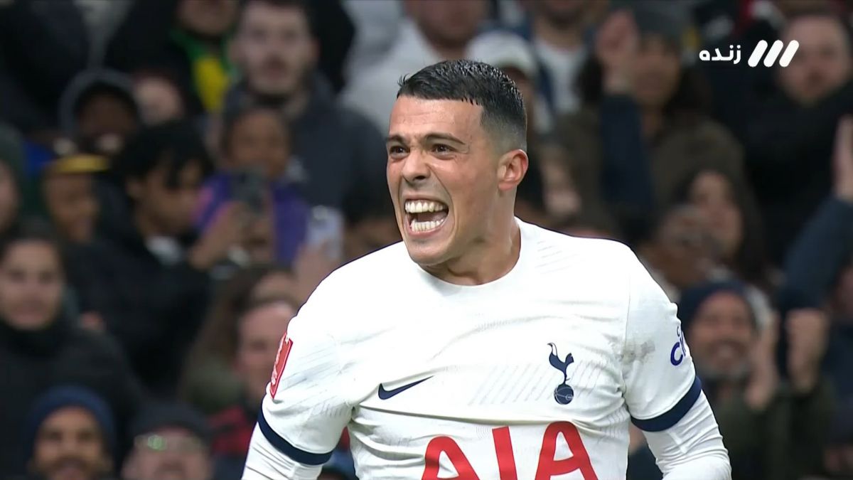 گل اول تاتنهام به برنلی (سوپرگل پدرو پورو)