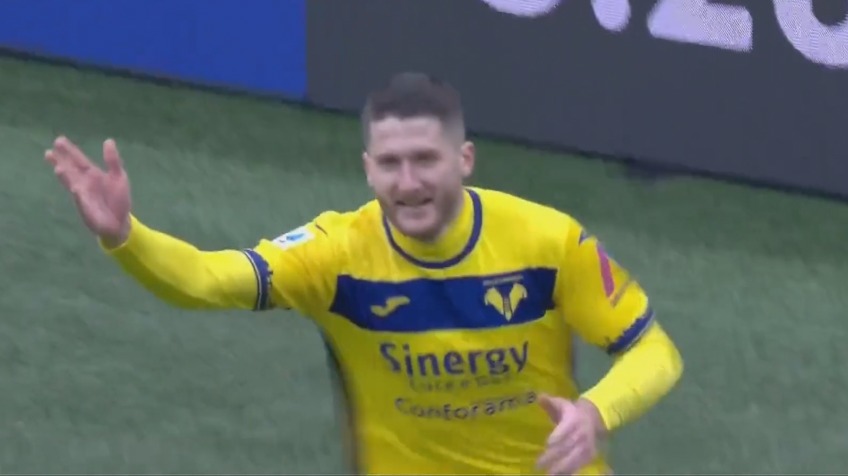 گل اول هلاس ورونا به اینتر (توماس هنری)