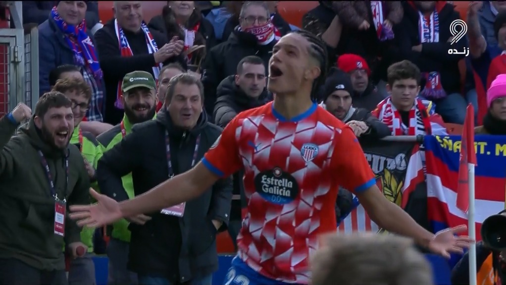 گل اول لوگو به اتلتیکو مادرید (آنتونتی)