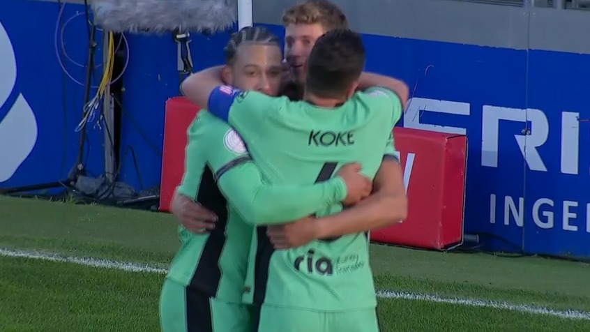 گل سوم اتلتیکو مادرید به لوگو (دبل دپای)