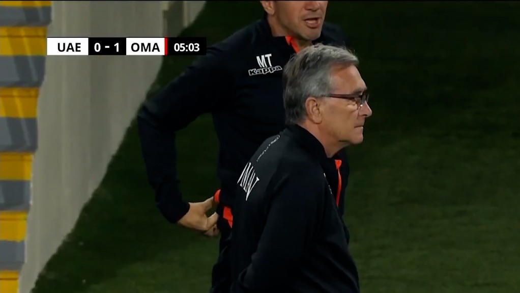 تک گل بازی عمان 1-0 امارات