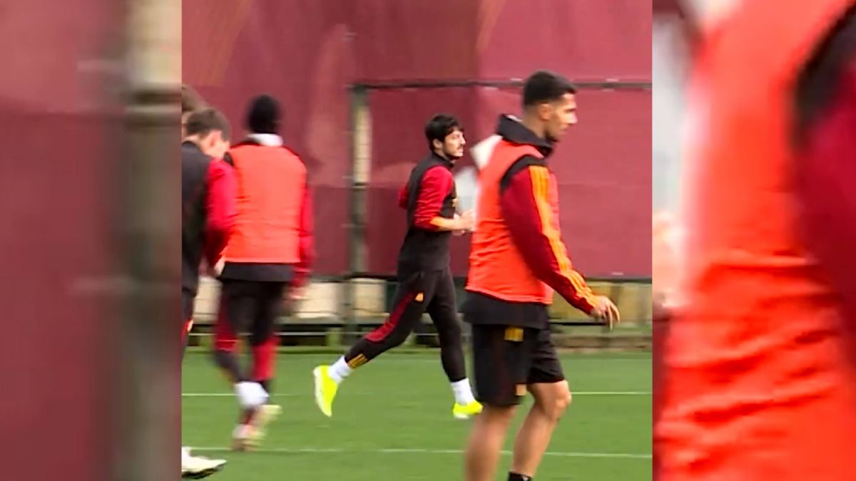 گل تماشایی سردار با ضربه سر در تمرینات تیم آ اس رم