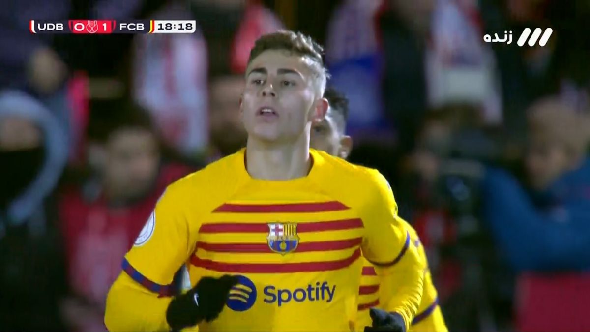 گل اول بارسلونا به بارباسترو (فرمین لوپز مارین)