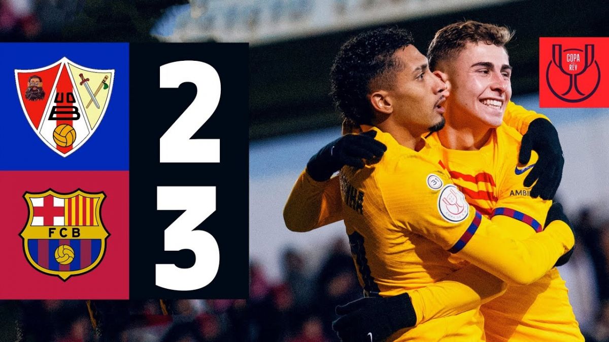 خلاصه بازی بارباسترو 2-3 بارسلونا