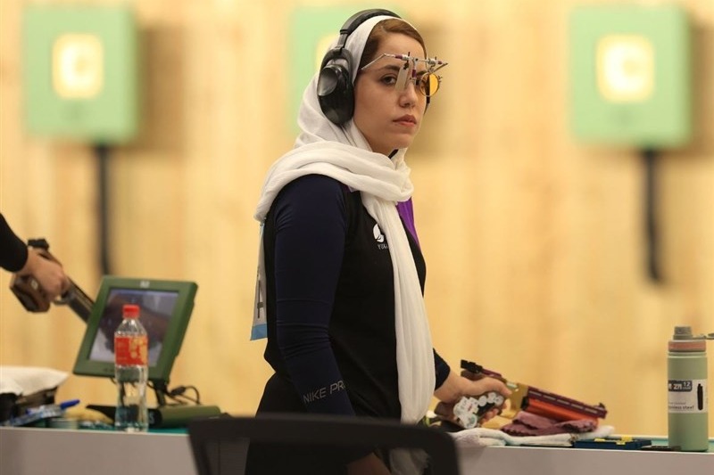 تیراندازی قهرمانی آسیا| گلنوش سبقتالهی نهم شد