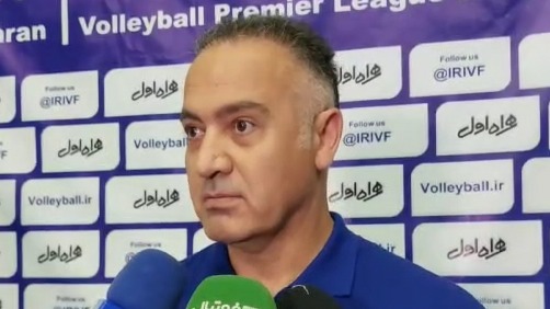 اختصاصی/ مصاحبه پیمان اکبری سرمربی تیم والیبال پیکان پس از برتری مقابل سایپا