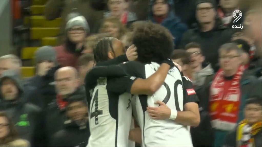 گل اول فولام به لیورپول (ویلیان)