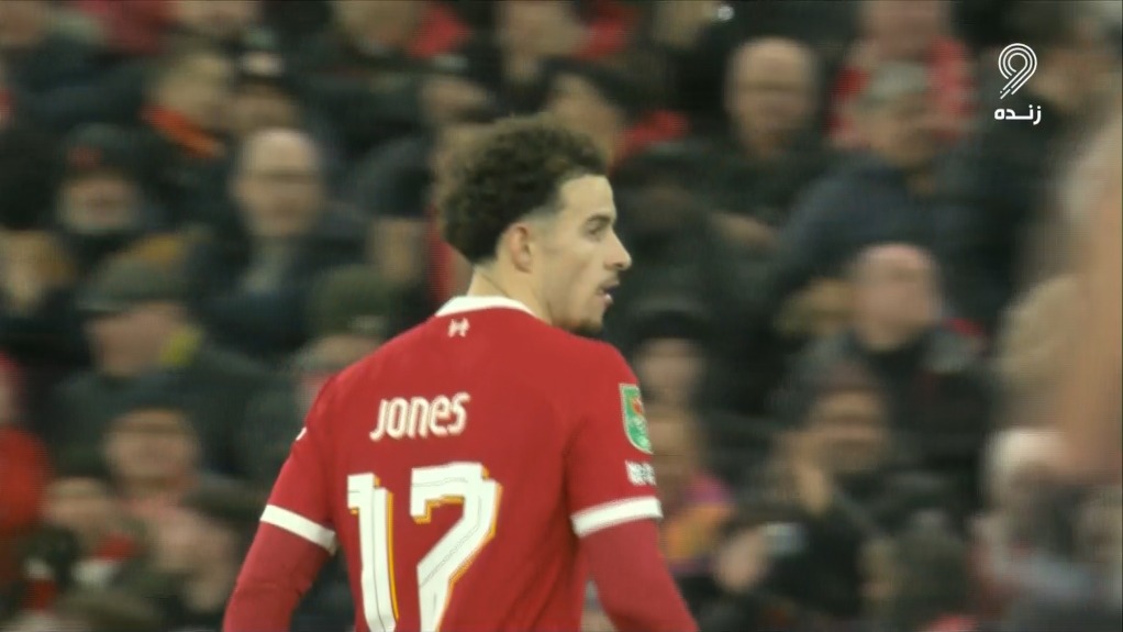 گل اول لیورپول به فولام (جونز)