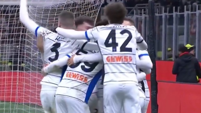 گل دوم آتالانتا به میلان (دبل کوپمینرس)