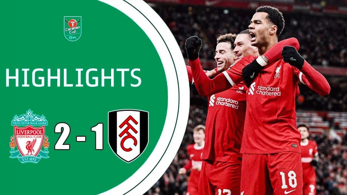 خلاصه بازی لیورپول 2-1 فولام (جام اتحادیه)