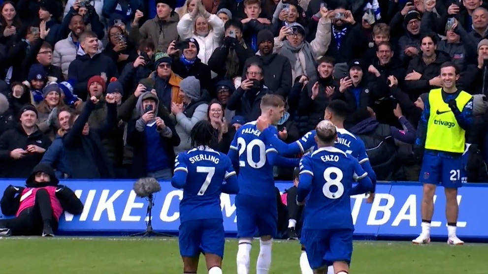 گل اول چلسی به فولام (پالمر)