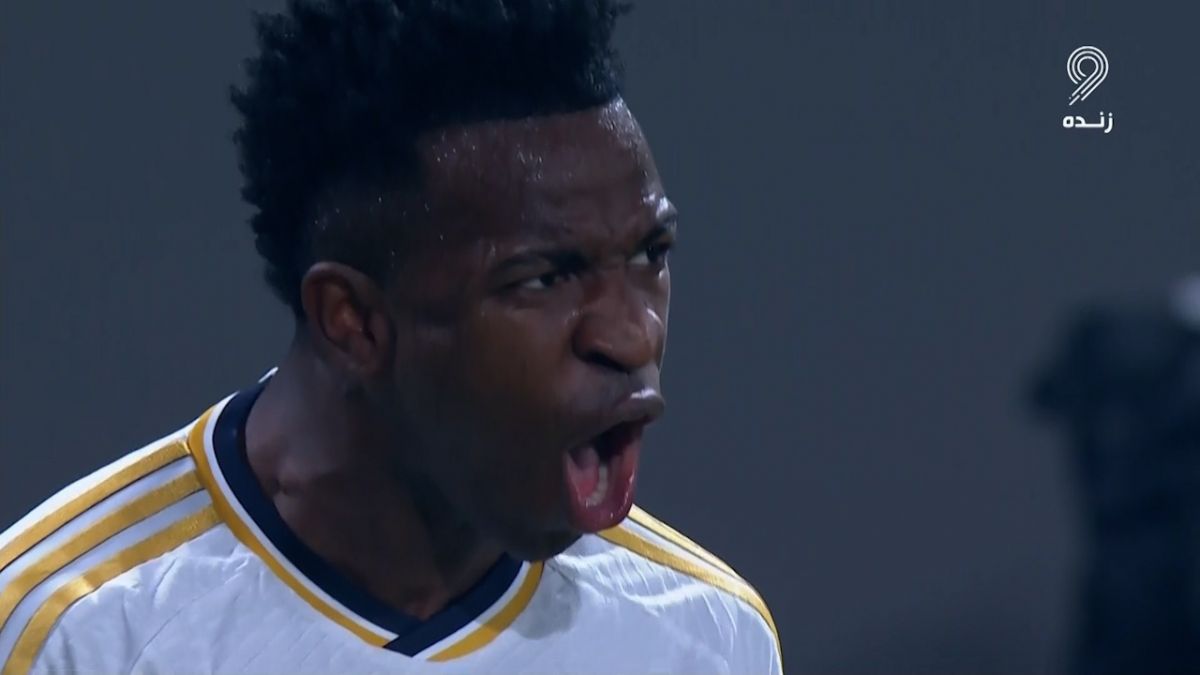 گل اول رئال مادرید به بارسلونا (وینسیوس جونیور)