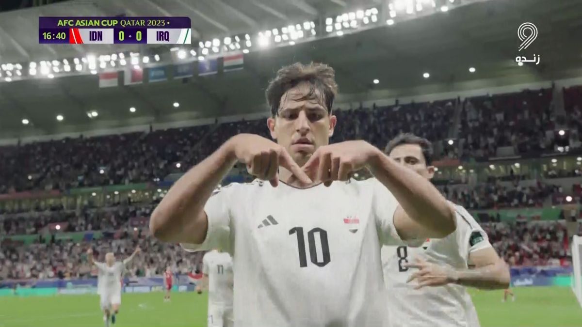 گل اول عراق به اندونزی (مهند علی)