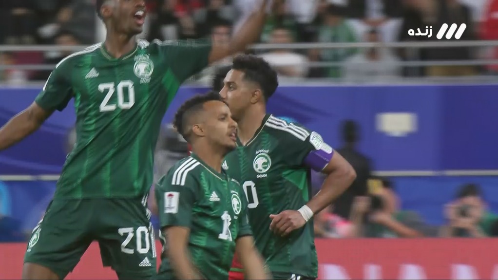 گل اول عربستان به عمان (سوپرگل عبدالرحمان غریب)