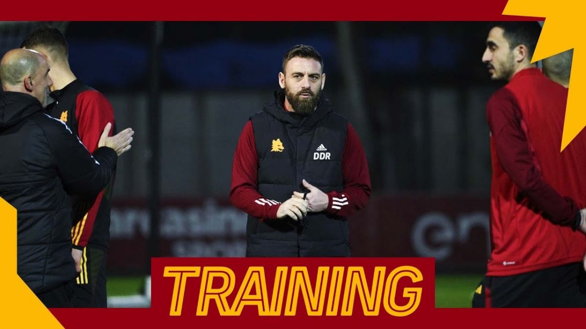 تمرینات آماده سازی بازیکنان تیم رم زیر نظر ده روسی