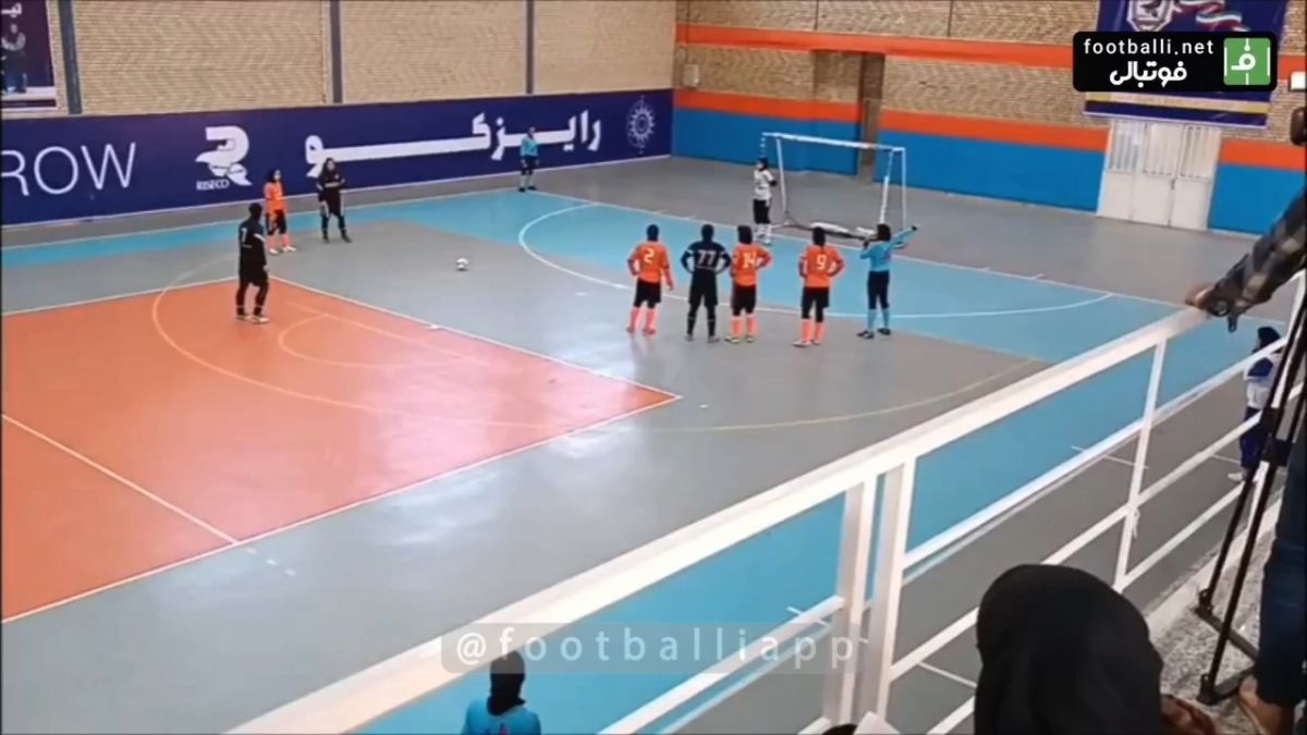 گل های دیدار رایزکو صفادشت و نوا آمل (هفته دوازدهم سوپر لیگ فوتسال زنان)