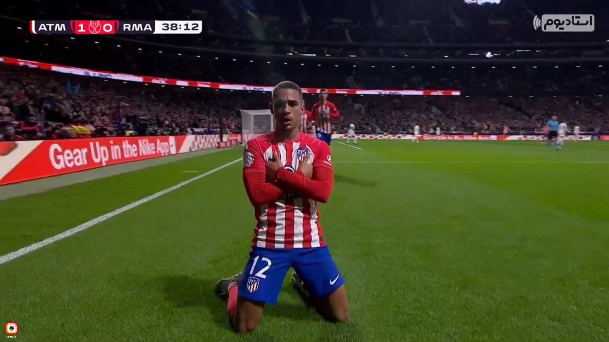 گل اول اتلتیکو مادرید به رئال مادرید (لینو)