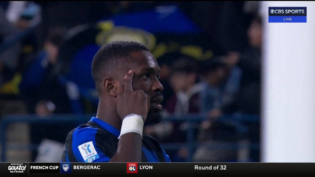 گل اول اینتر به لاتزیو (مارکوس تورام)