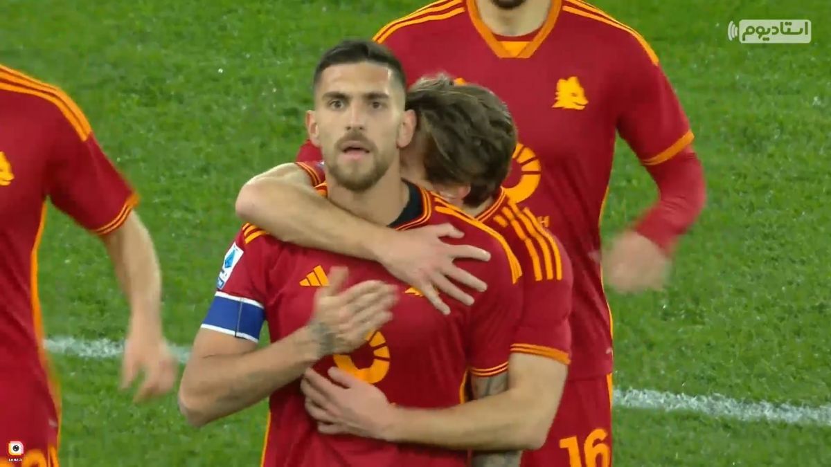 گل دوم رم به هلاس ورونا (لورنزو پلگرینی)