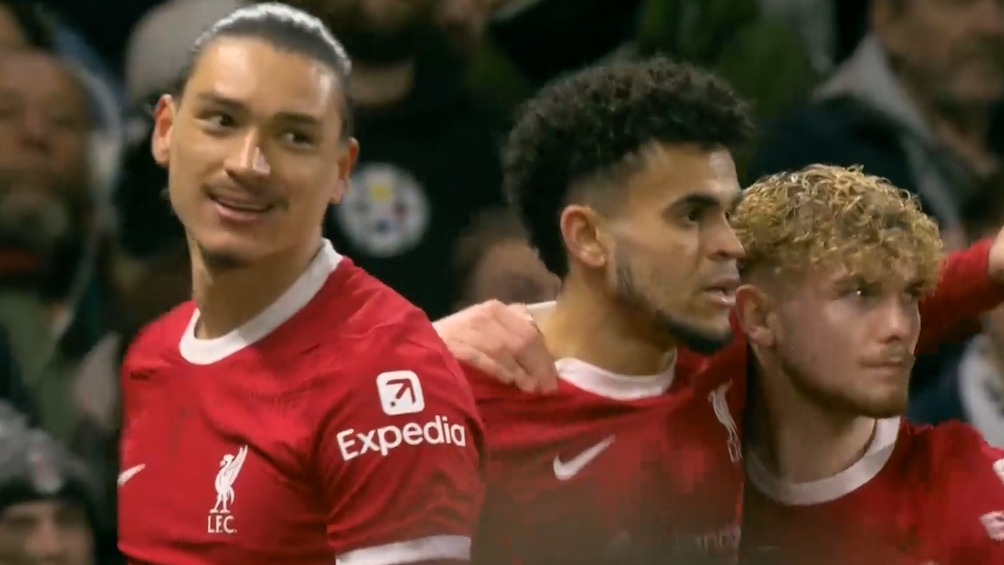 گل اول لیورپول به فولام (لوئیز دیاز)