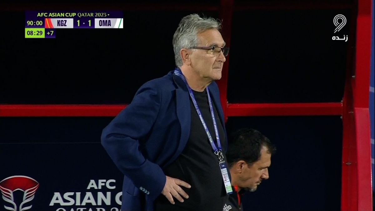 سوت پایان بازی عمان - قرقیزستان؛ حذف برانکو از جام ملت های آسیا 2023