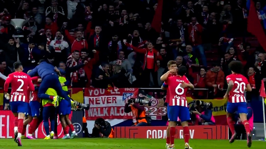 گل اول اتلتیکو مادرید به سویا (دیپای)