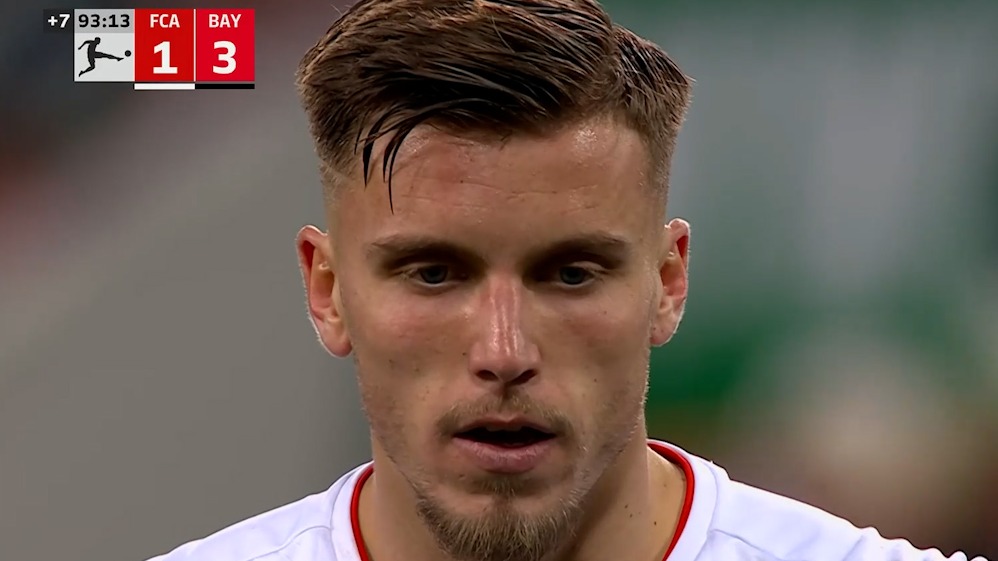 گل دوم آگزبورگ به بایرن مونیخ (دمیروویچ - پنالتی)