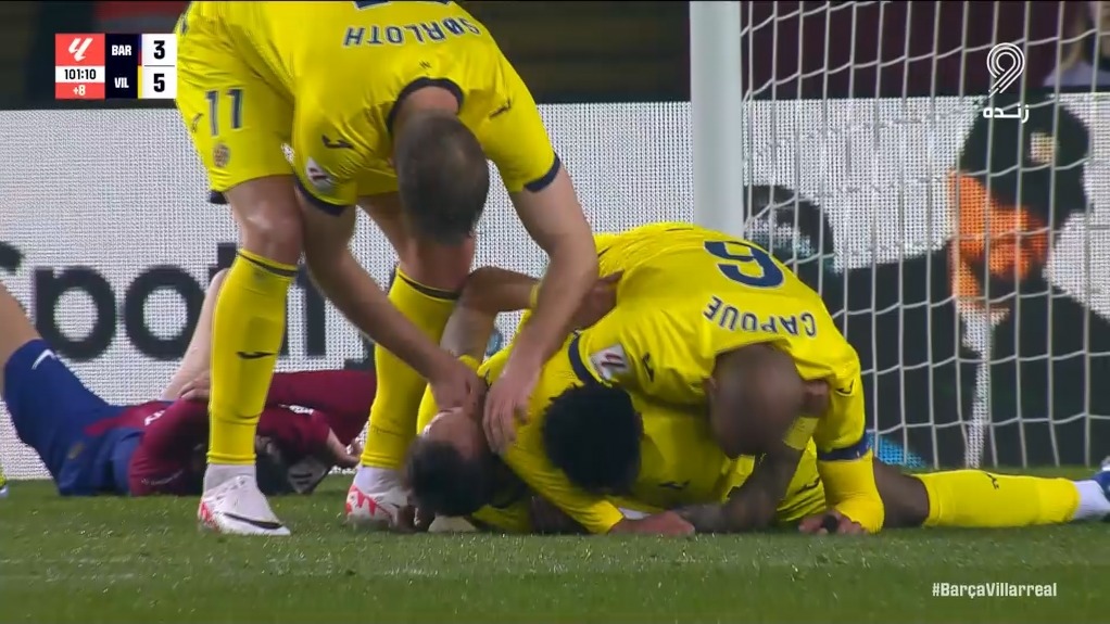 گل پنجم ویارئال به بارسلونا (مورالس)
